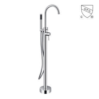 Y0118 UPC, faucet bathtub saorsheasaimh deimhnithe CUPC, faucet tub mount urláir;