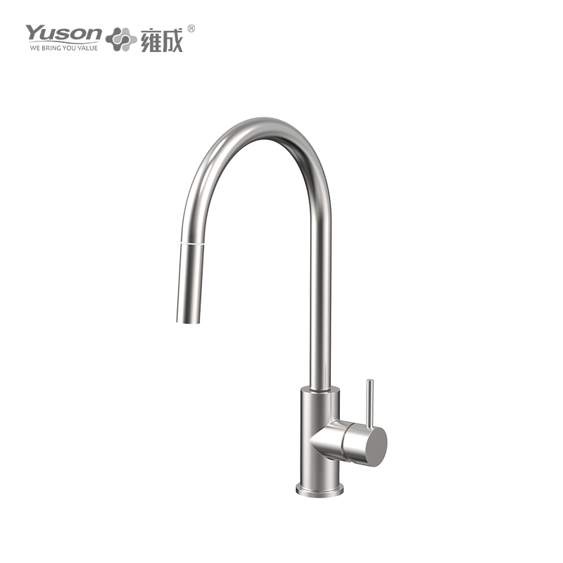 3161-51 SS 316L Faucet Luamhán Aonair Deic-fheistithe Bain amach faucet doirteal cistine