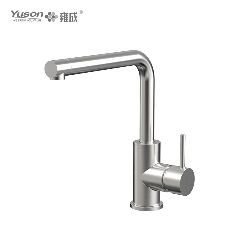 3161-52 SS 316L Faucet Luamhán Aonair Deic-suite Tarraingt síos faucet doirteal cistine